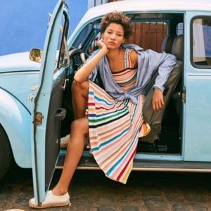 J. Crew Striped Flare Skirt AND Tank Set